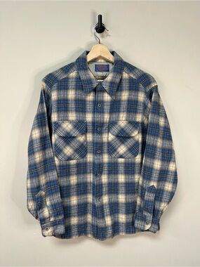 Womens Pendleton Wool Button Up Flannel